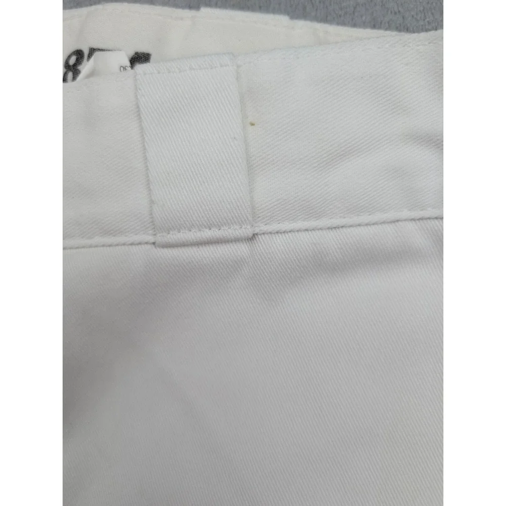 Dickies Original 874 Work Pants Mens 29 X 30 White Pockets Straight Leg Zip Fly